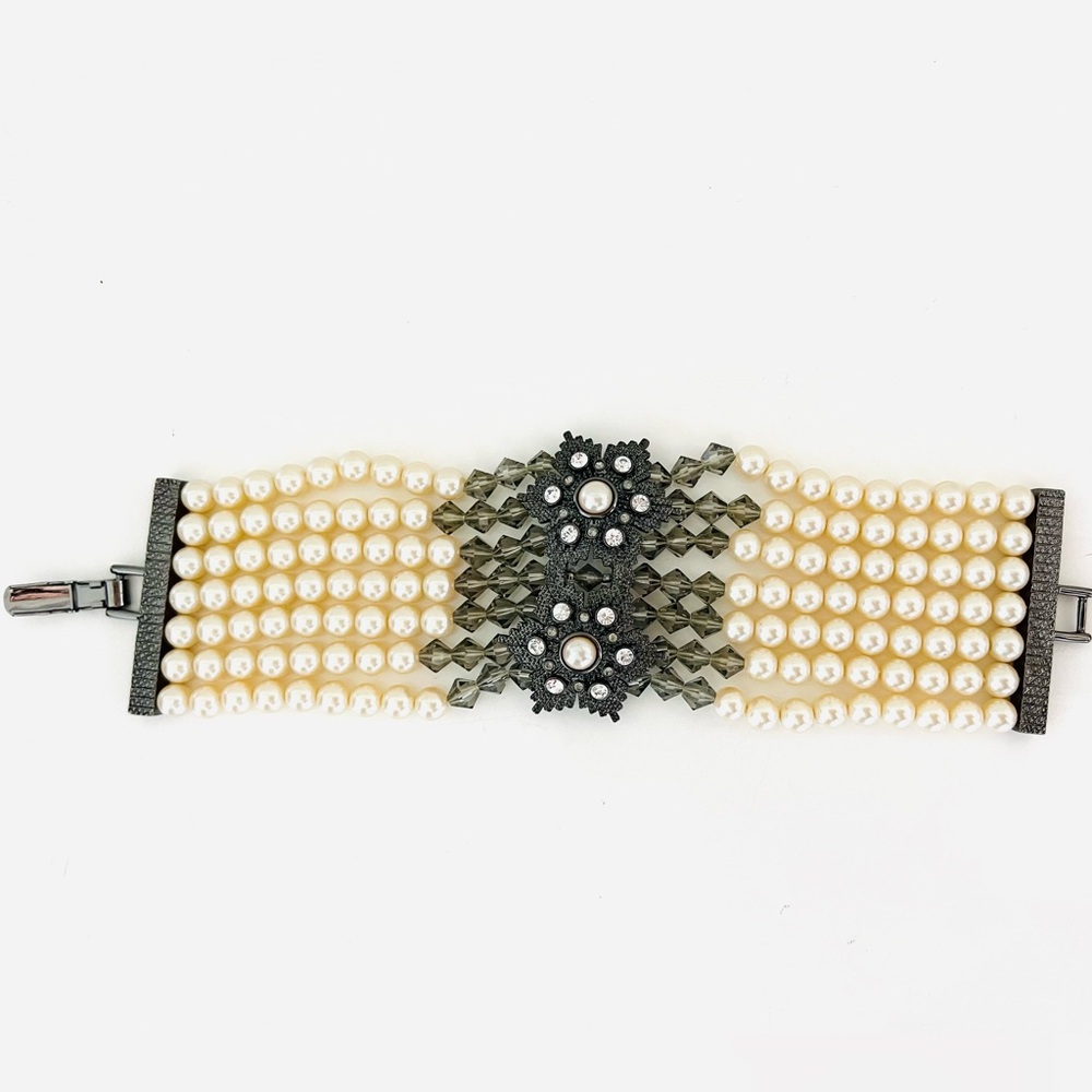 GIVENCHY pearl cuff bracelet